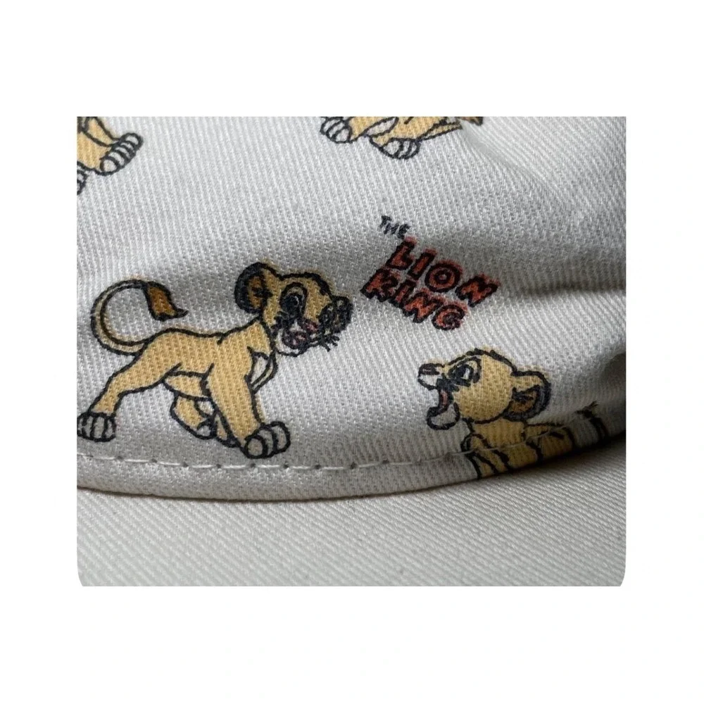 Disney Lion King Baseball Cap Kids 18M/2T Simba Print, Off White Hat, H&M